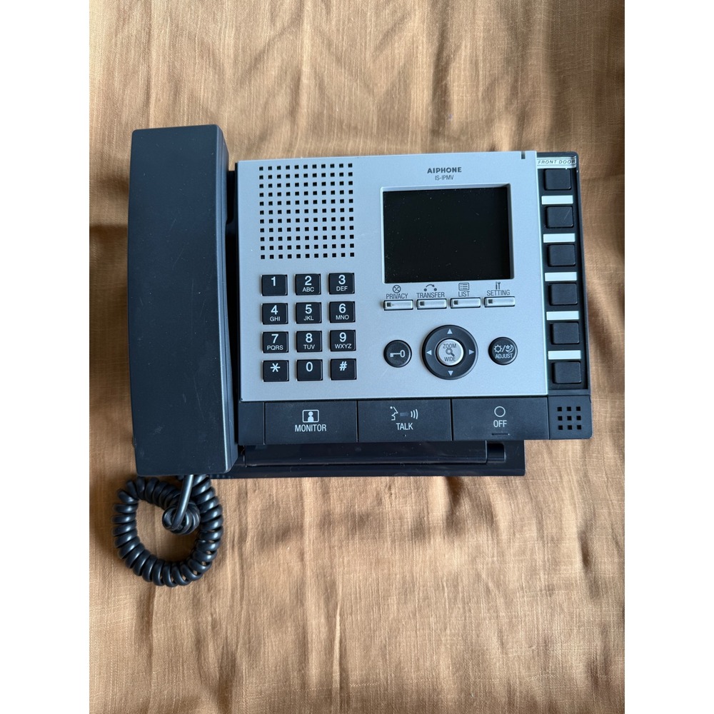 Aiphone LE-FW‎ Video Intercom System Master Station Phone Silver Black